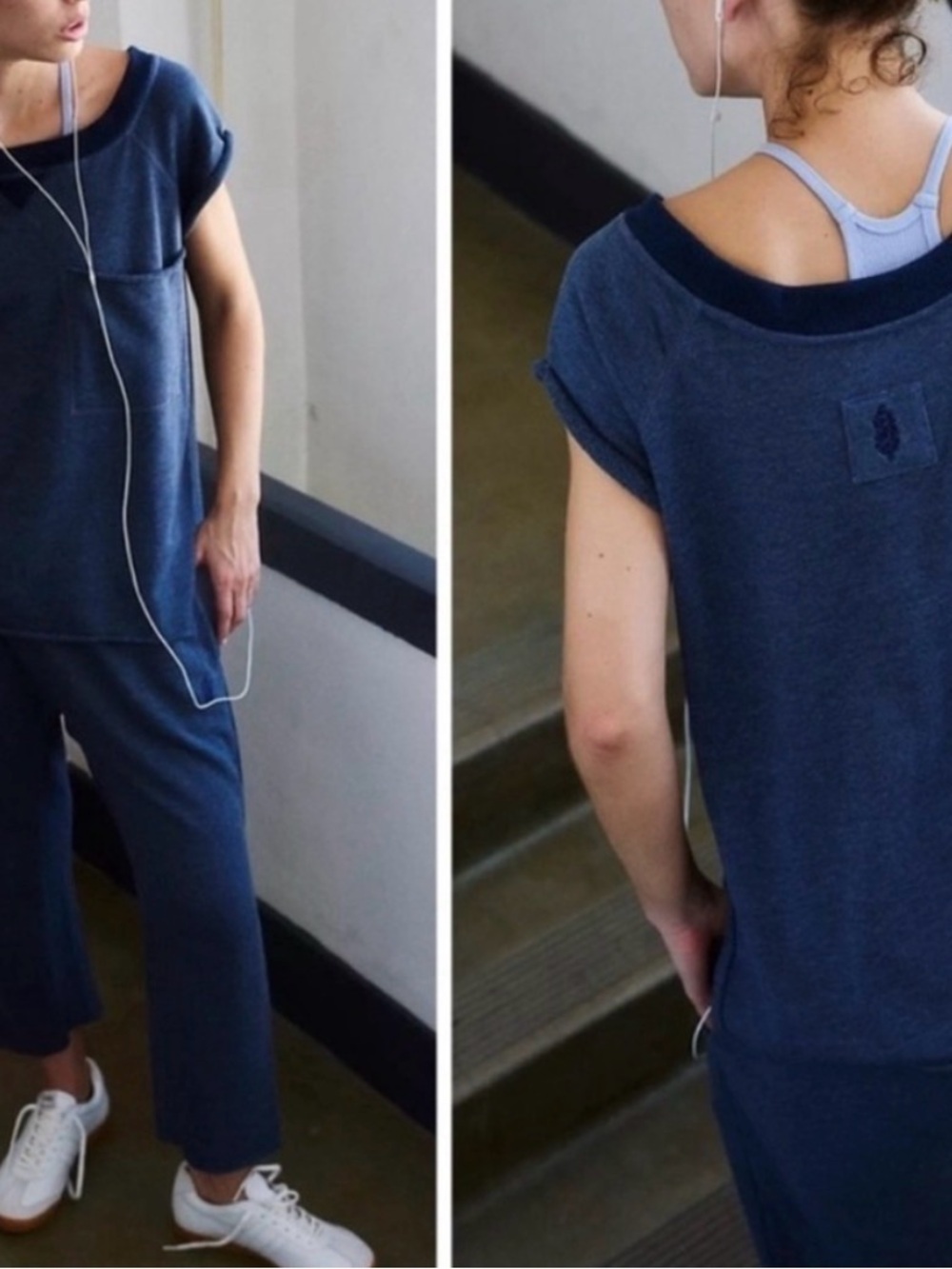 Free People Movement One To Beat Set midnight navy S M MSRP $128 NWT